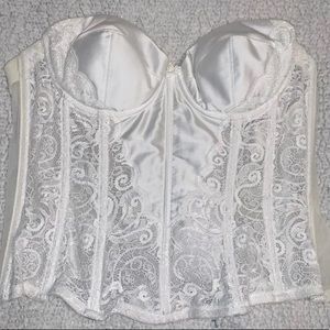 SOLD WHITE BUSTIER
